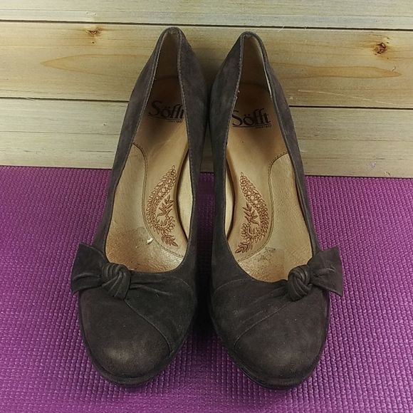 Sofft 8.5 brown heel - Picture 2 of 9